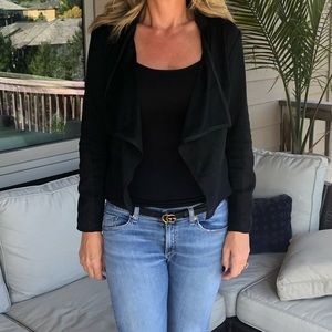 Jones NewYork Black faux suede blazer